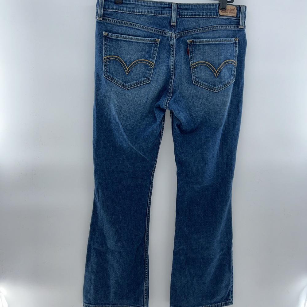 Levi's‎ 518 Superlow Bootcut Jeans VTG Y2K Blue Denim Pants 11M (Actual 32X30.5)
